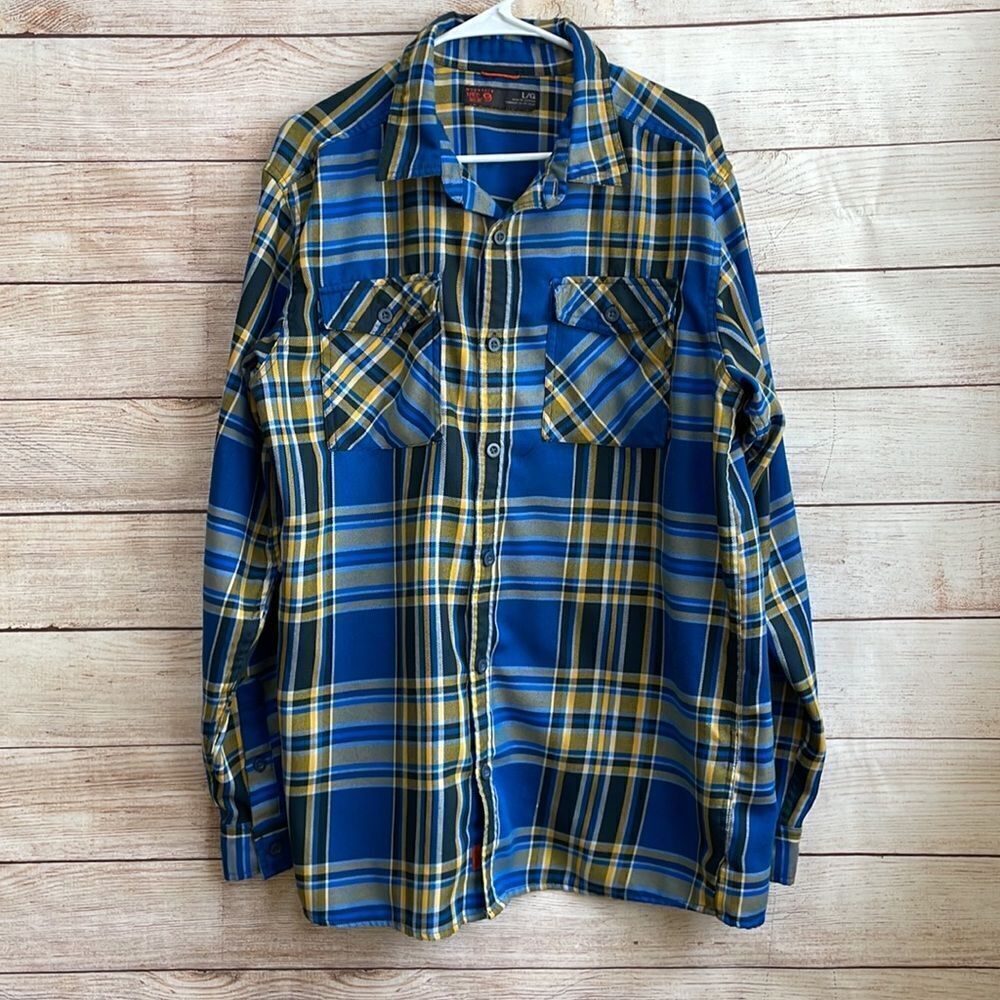 MOUNTAIN‎ HARDWEAR TREKKIN’ SHIRT IN BLUE PLAID